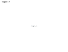 Tablet Screenshot of dagobert.com